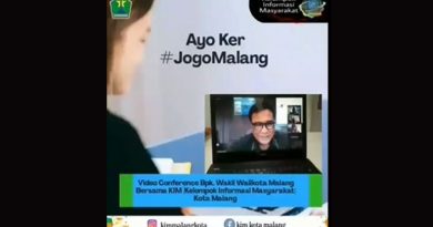 Video Converence Bpk. Wakil Walikota Malang bersama Kelompok Informasi Masyarakat (KIM) Kota Malang Video Converence Bpk. Wakil Walikota Malang bersama Kelompok Informasi Masyarakat (KIM) Kota Malang